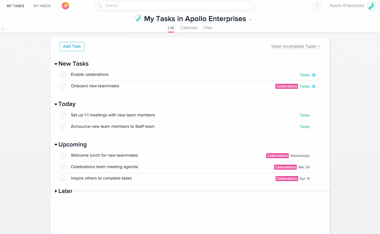 Asana Example